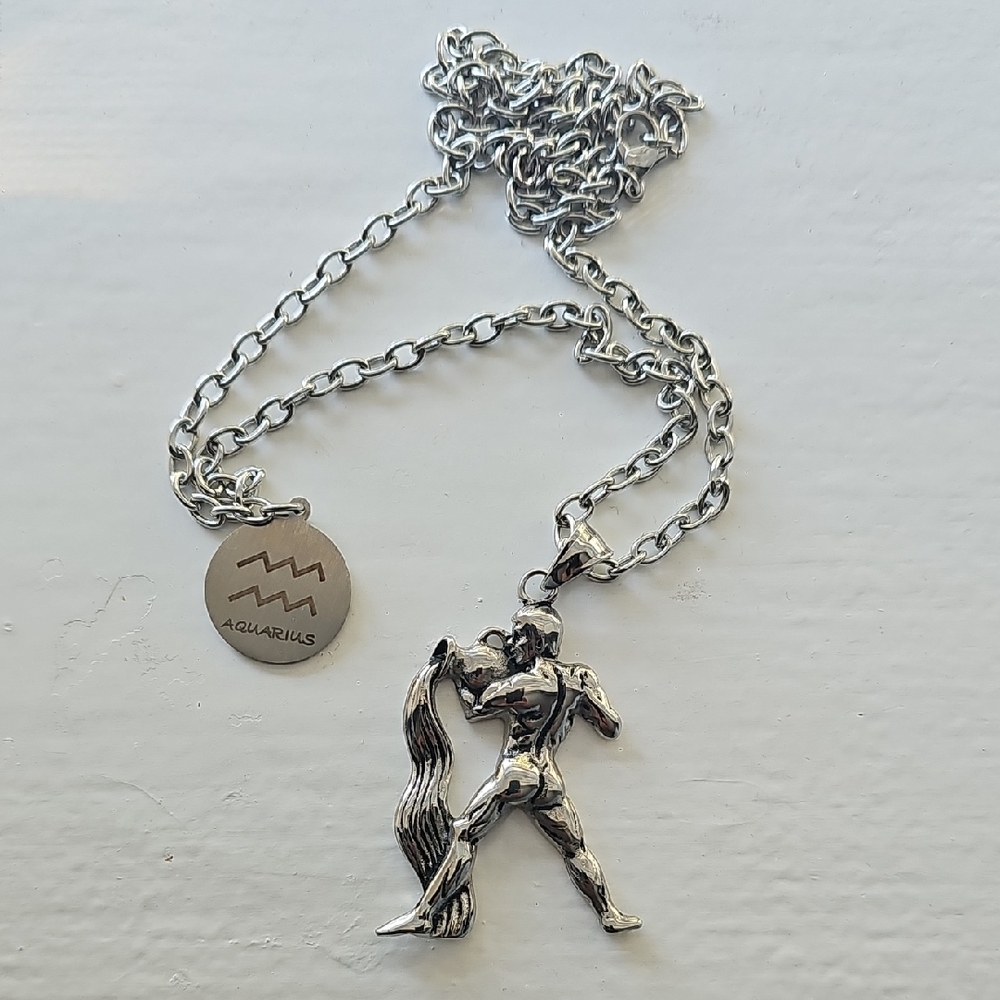 Aquarius Zodiac Necklace